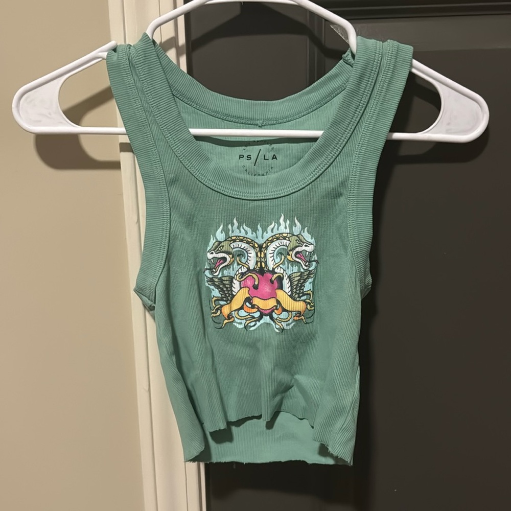 Crop top with snake design. Price is negotiable